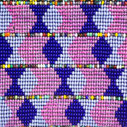 WHOLESALE Lavender Blue Beaded Coin Purse