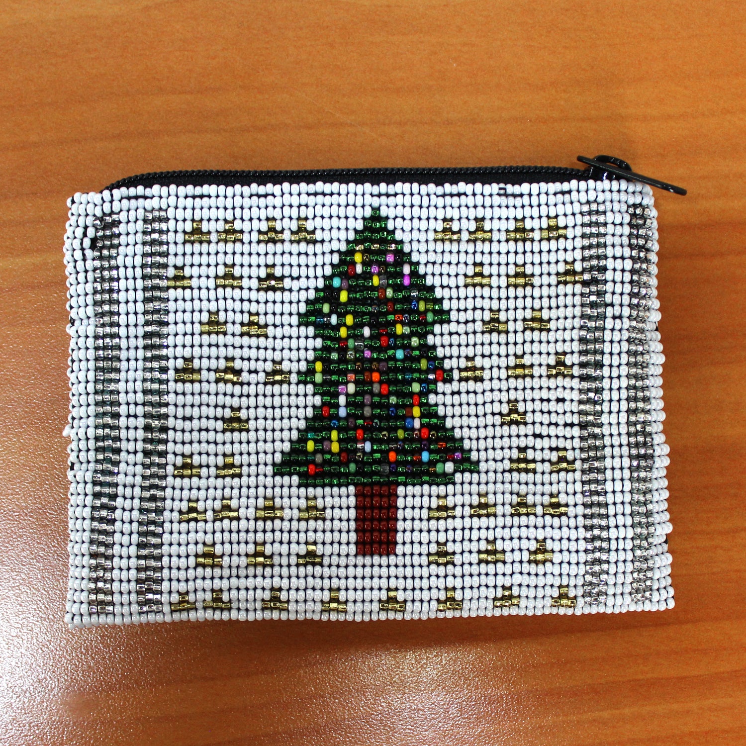 WHOLESALE Christmas Tree Beaded Coin Purse