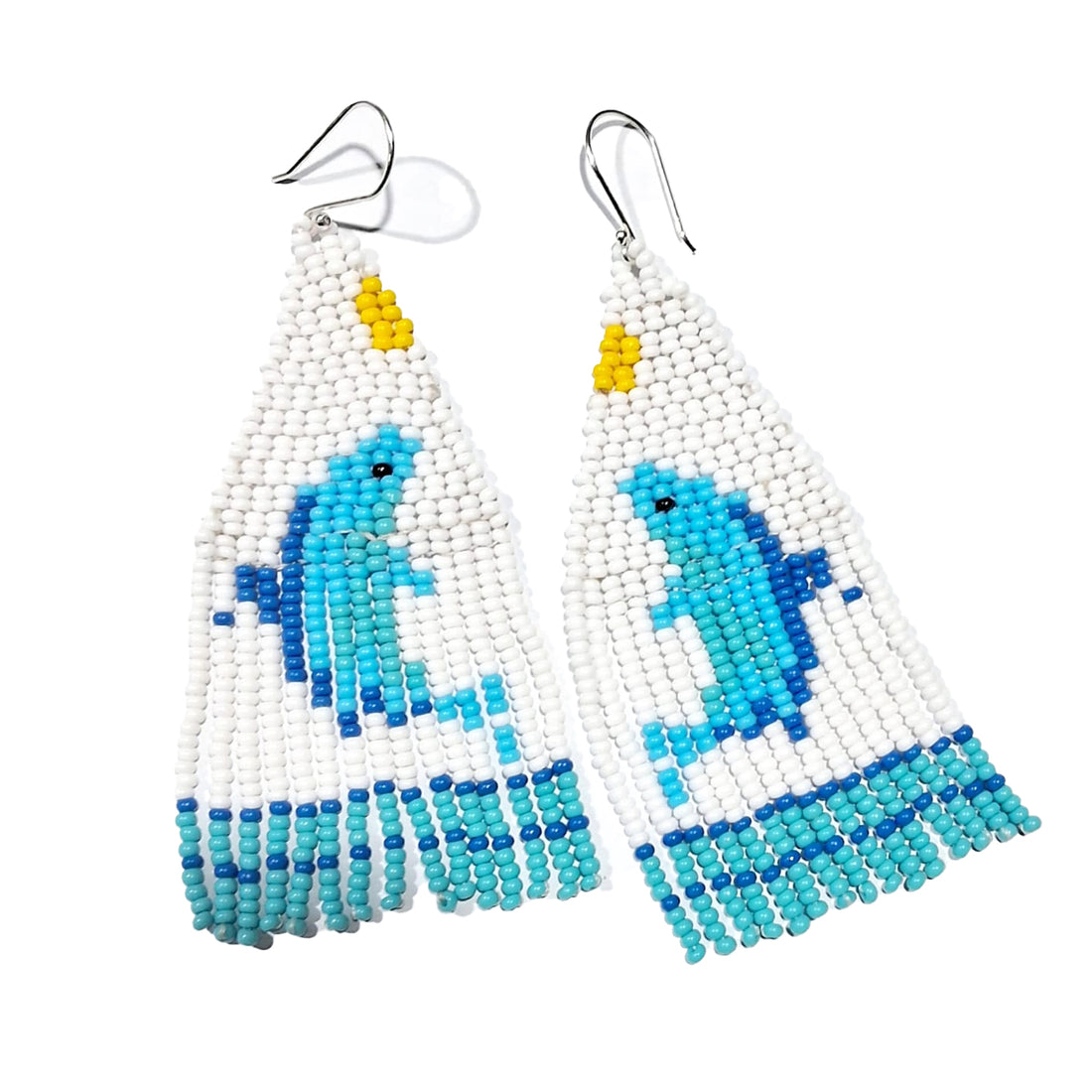 WHOLESALE Dolphin Summer Earrings - 925 Silver Hooks