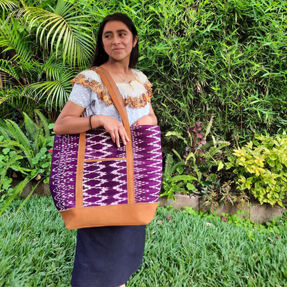 WHOLESALE Handmade Large Tote Bag - Amethyst