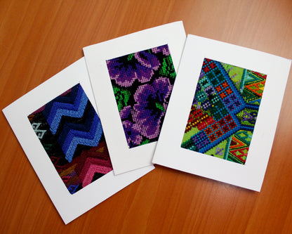 QUICK SHIPPING 📦📩 - Handwoven Note Cards Huipil