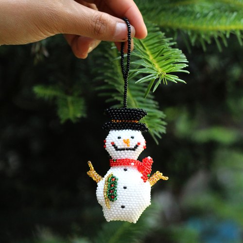 WHOLESALE Happy Snowman Large Ornament