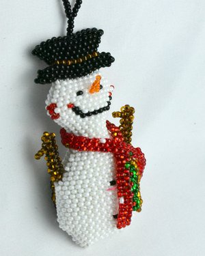 WHOLESALE Happy Snowman Large Ornament