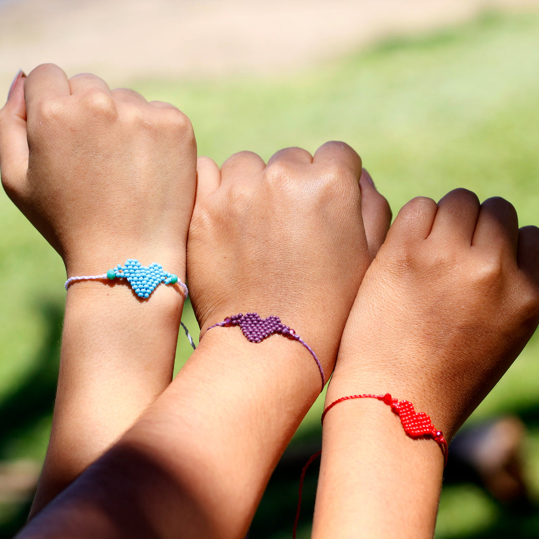 WHOLESALE Heart Set of Bracelets