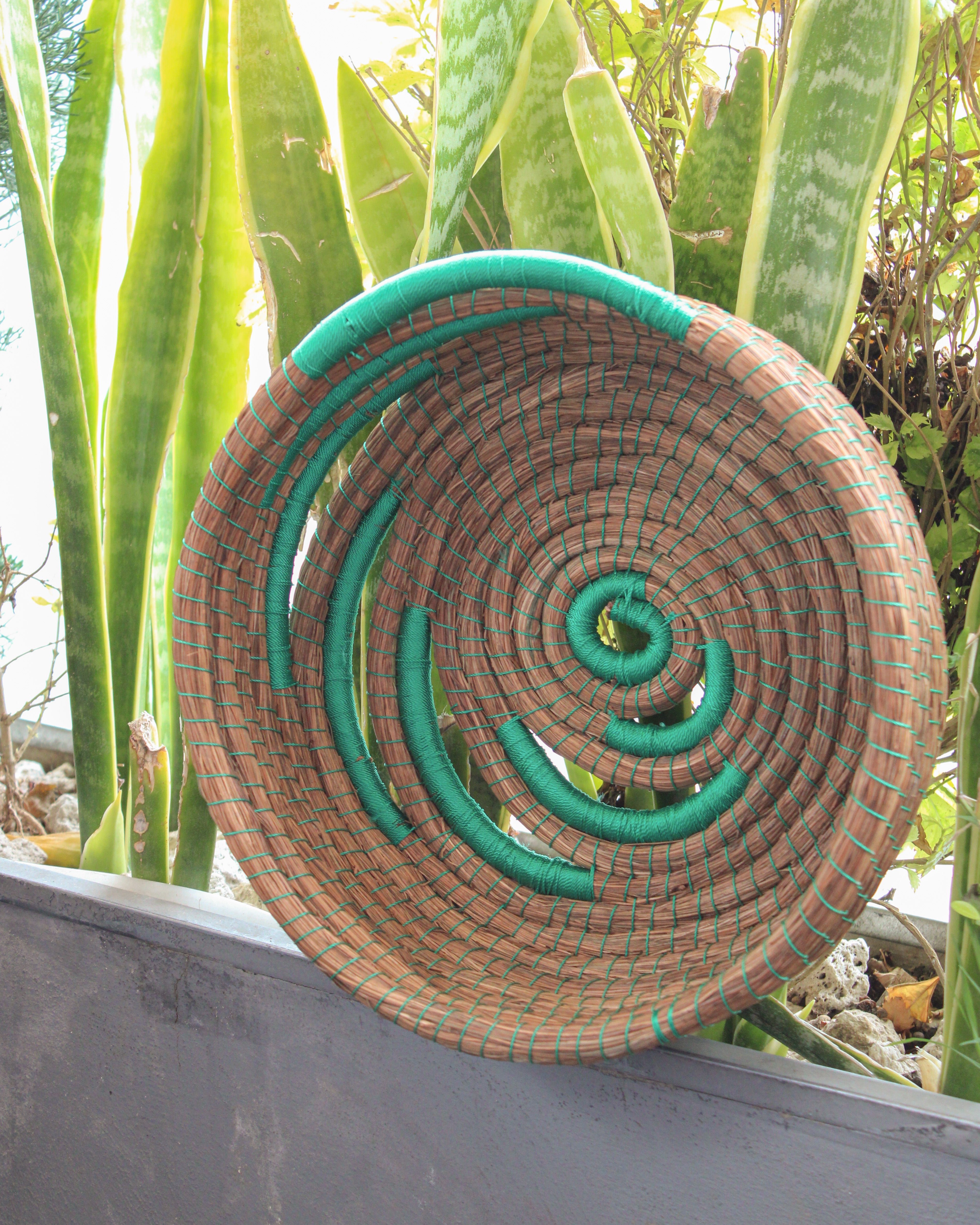 WHOLESALE Jade Wave Pine Needle Basket