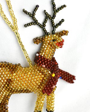 WHOLESALE Beaded Reindeer Large