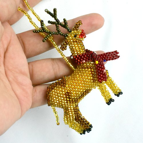 WHOLESALE Beaded Reindeer Large