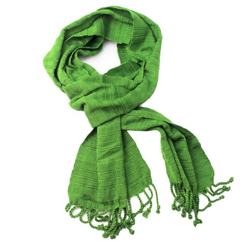 WHOLESALE Scarf with Stripes - Olive