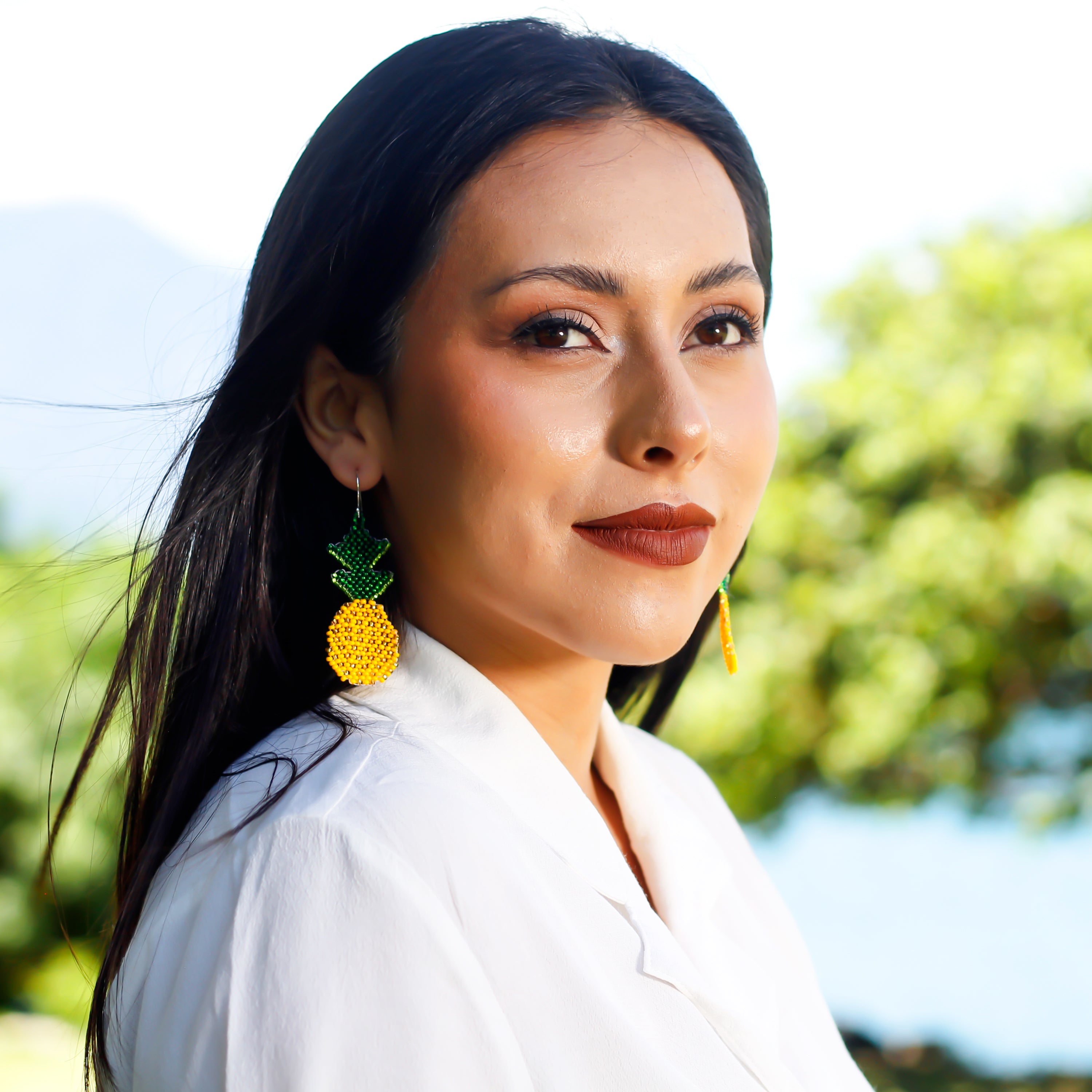 WHOLESALE  Pineapple Beaded Earrings