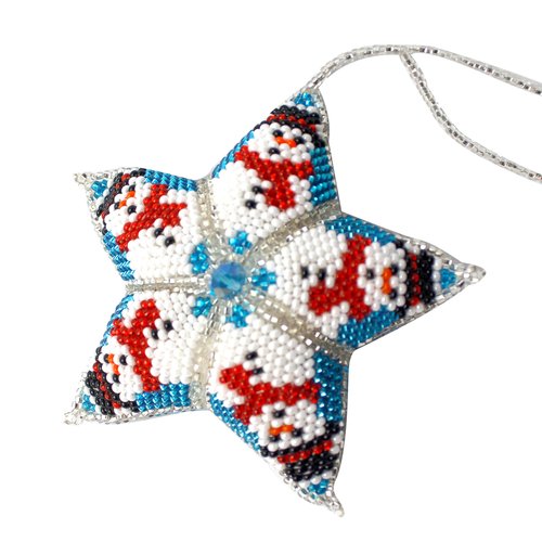 QUICK SHIPPING 📦📩 - Snowman Star - Sky Blue