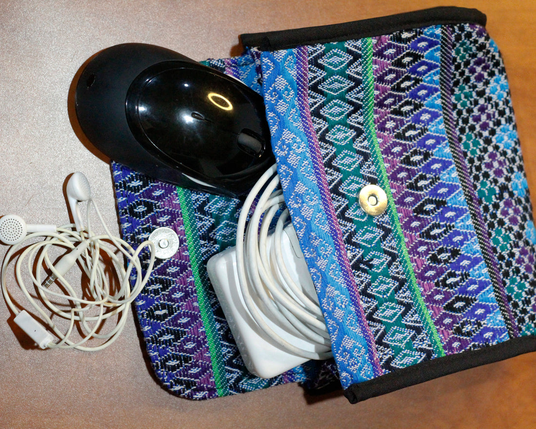 WHOLESALE Folk Art Tech Organizer