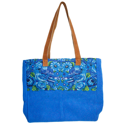 QUICK SHIPPING 📦📩 - Tikal Tote Bag with Leather Straps